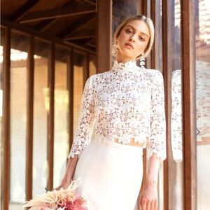 Jenny Yoo Rebekka Topper